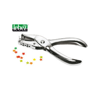 PERFORATORE A PINZA 1FORO A STELLA 5820 LEBEZ COD. 5820