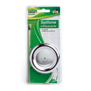 SPILLONE INFILZACARTE METALLO C/CAPPUCCIO ART.93 COD. 093