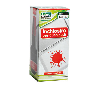 INCHIOSTRO ROSSO 30ML ART.1483 S/OLIO X CUSCINETTI LEBEZ COD. 1483-R