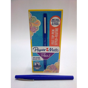 PENNARELLO FLAIR NYLON BLU PUNTA 1.1MM. PAPERMATE COD. S01910