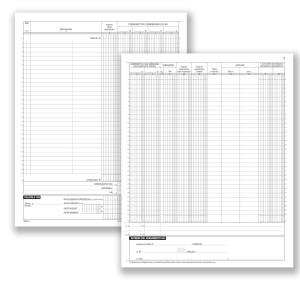 REGISTRO CORRISPETTIVI 16PAG. NUM.31X24,5CM DU1386N0000 DATA UFFCIO COD. DU1386N0000