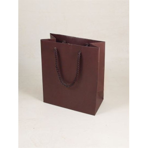 SHOPPER 10X12+6,5 MARRONE - CF.  DA 12