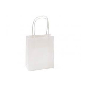 SHOPPER BIANCO M.RITORTO 45+15X49 - CF. DA 50