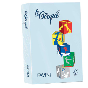 CARTA LE CIRQUE A4 80GR. AZZURRO 101 A4 80GR 500FG FAVINI COD. A71T504