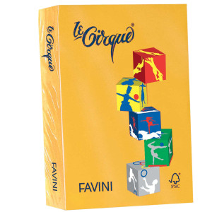 CARTA LECIRQUE A4 80GR 500FG GIALLO ORO 201 FAVINI COD. A71H504