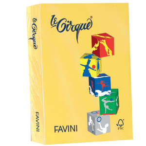 CARTA LECIRQUE A4 80GR 500FG GIALLO SOLE 202 FAVINI COD. A71B504