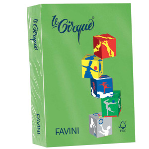 CARTA LECIRQUE A4 80GR 500FG VERDE PRATO 203 FAVINI COD. A71M504