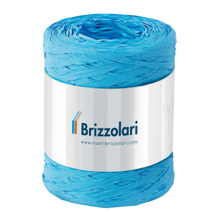 RAFIA SINTETICA 6802 5MMX200MT COLORE AZZURRO 06 BRIZZOLARI COD. 01003706