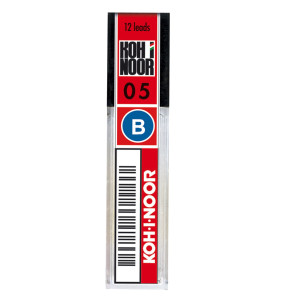 ASTUCCIO 12 MICROMINE 0,5MM B E205 KOHINOOR COD. E205-B CONFEZIONE DA 12
