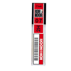ASTUCCIO 12 MICROMINE 0,7MM 2H E207 KOHINOOR COD. E207-2H CONFEZIONE DA 12