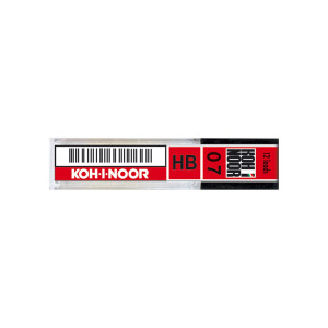 ASTUCCIO 12 MICROMINE 0,7MM HB E207 KOHINOOR COD. E207-HB CONFEZIONE DA 12