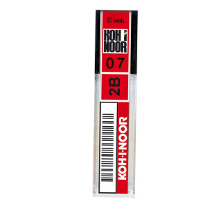 ASTUCCIO 12 MICROMINE 0,7MM 2B E207 KOHINOOR COD. E207-2B CONFEZIONE DA 12