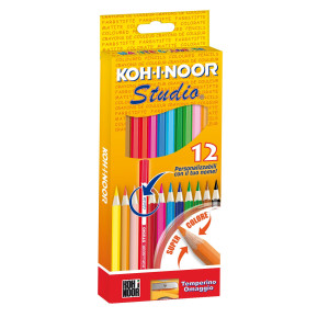 ASTUCCIO 12 MATITE COLORATE STUDIO KOH.I.NOOR COD. DH3312