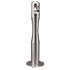 PORTACENERE A COLONNA H108CM IN ACCIAIO INOX COD. 108007