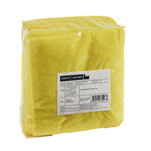 PACK 10 PANNI MICROFIBRA 40X40CM GIALLO ULTREGA PERFETTOFACTORY COD. 26600