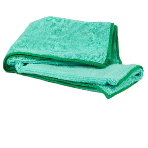 PACK 10 PANNI MICROFIBRA 40X40CM VERDE ULTREGA PERFETTOFACTORY COD. 26603