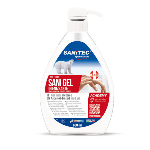 SANI GEL IGIENIZZANTE MANI 600ML IN DISPENSER SANITEC COD. 1033