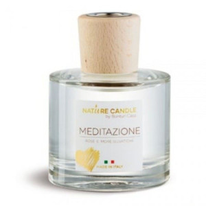 DIFFUSORE C/BASTONCINI MEDITAZIONE 500ML.  ROSE E MORE