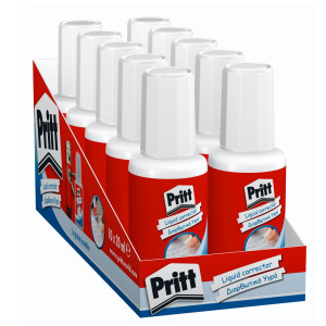 CORRETTORE A PENNELLO PRITT FLUID 1620 20ML COD. 674147