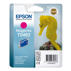 CARTUCCIA MAGENTA STYLUS PHOTO R200/220/300/320 RX500/600/620 BLISTER RS COD. C13T04834010
