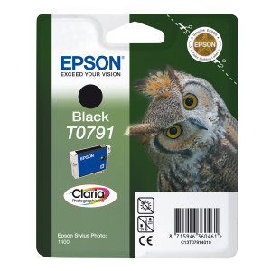 CARTUCCIA INCHIOSTRO EPSON CLARIA NERO, NELLA NUOVA CONFEZIONE BLISTER RS COD. C13T07914010