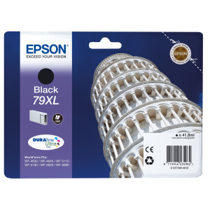 TANICA INCH. A PIGMENTI NERO DURABRITE ULTRA SERIE 79XL TORRE DI PISA BLISTER COD. C13T79014010