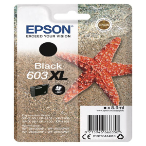 CARTUCCIA DI INCHIOSTRO EPSON NERO SERIE 603XL STELLA MARINA COD. C13T03A14010