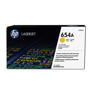 HP 654A TONER CARTRIDGE GIALLO LASER JET COD. CF332A