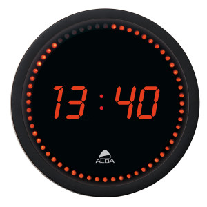 OROLOGIO A LED DA PARETE D30CM HORLED ALBA COD. HORLED