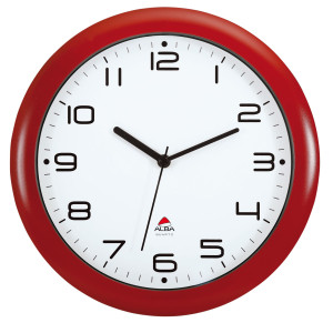 OROLOGIO DA PARETE HORNEW D30CM ROSSO ALBA COD. HORNEW-R