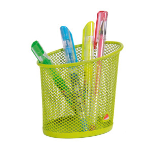 PORTAPENNE MESH IN RETE METALLICA VERDE ALBA COD. MESHCUP/V