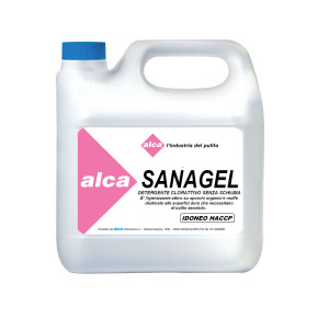 DETERGENTE SANIFICANTE SANAGEL TANICA 3KG ALCA COD. ALC863