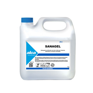 DETERGENTE SANIFICANTE SANAGEL TANICA 3KG ALCA COD. ALC863