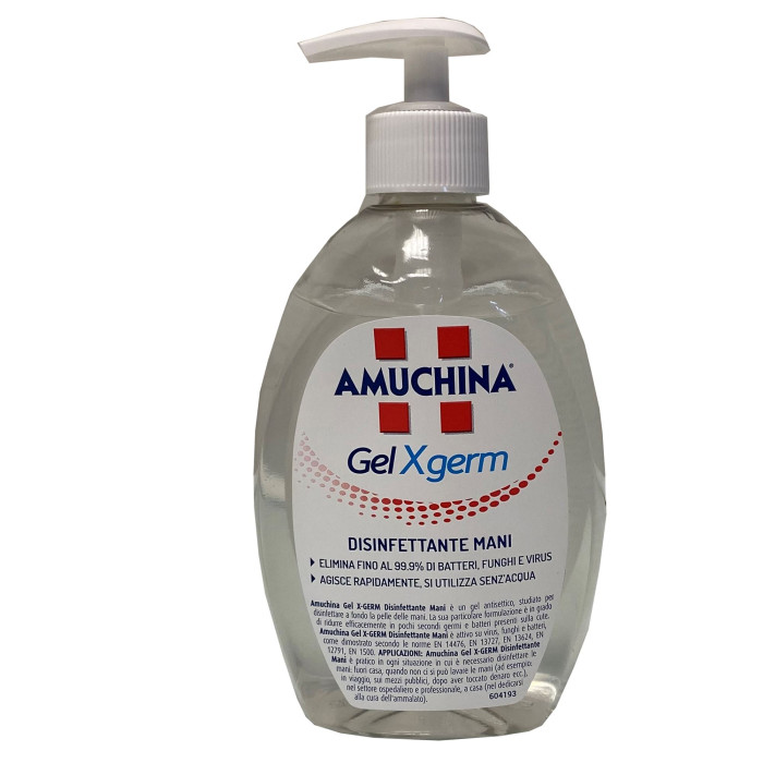 DISINFETTANTE MANI AMUCHINA GEL X GERM IN DISPENSER 500ML COD. 419626