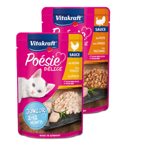 POE'SIE DE'LISAUCE PER GATTI GUSTO TACCHINO JUNIOR 85 GR COD. 35291