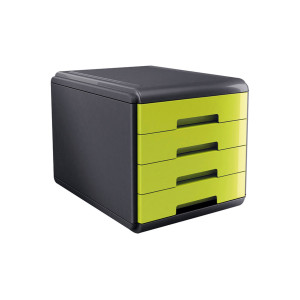 CASSETTIERA 4 CASSETTI 45MM MYDESK VERDE ARDA COD. 18P4PV