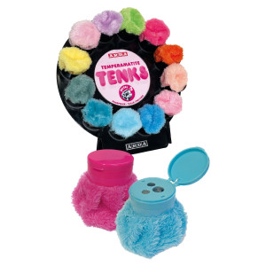 DISPLAY 36 TEMPERAMATITE 3 FORI TENKS PELUCHE COLORI ASS. ARDA COD. TEKESP4