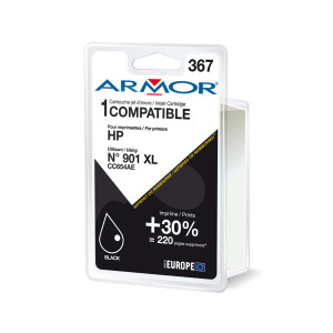 ARMOR CARTUCCIA NERO PER HP OFFICEJET J4524, J4535, J4580, J4624, J4660 21ML COD. K20278OW
