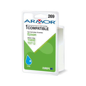 ARMOR CARTUCCIA CIANO PER EPSONSTYLUS D78, D92, S20, BX300, SX100 SERIE COD. K20389OW