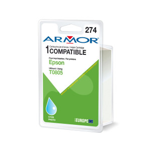 ARMOR CARTUCCIA CIANO CHIARO PER EPSONSTYLUS PHOTO R265, R285, R360, RX560, COD. K20510OW