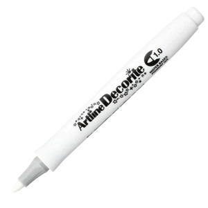 MARCATORE DECORITE PUNTA TONDA 1.0MM BIANCO ARTLINE COD. A EDF-1/BI