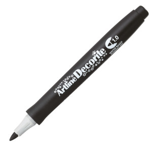 MARCATORE DECORITE PUNTA TONDA 1.0MM NERO ARTLINE COD. A EDF-1/N