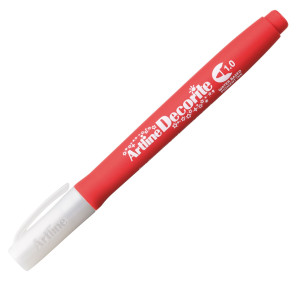 MARCATORE DECORITE PUNTA TONDA 1.0MM ROSSO ARTLINE COD. A EDF-1/R
