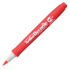 MARCATORE DECORITE PUNTA PENNELLO ROSSO ARTLINE COD. A EDF-F/R