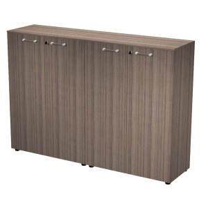 COPPIA MOBILI MEDI CON ANTE ELEGANCE 180X45,3X126,2HCM NOCE TOSCANO COD. 235C-62-69/N