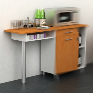 ALLUNGO PER MOBILE PUNTO CAFFE' 60X45XH84CM BICOLORE - ANGOLO RISTORO