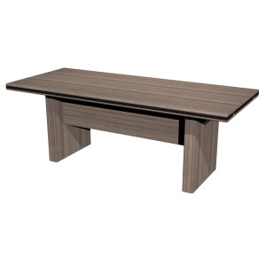 SCRIVANIA DIREZIONALE 210X90CM ELEGANCE NOCE TOSCANO COD. 352/N