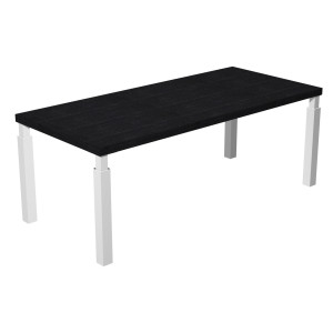 SCRIVANIA DIR. 180X90CM PRESTIGE QUADRO NERO VENATO/BIANCO COD. 901G/8/AM