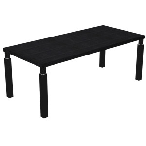 SCRIVANIA DIR. 180X90CM PRESTIGE QUADRO NERO VENATO/NERO COD. 901G/8/AQ