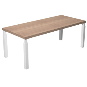 SCRIVANIA DIR. 180X90CM PRESTIGE QUADRO CILIEGIO ARABIS/BIANCO COD. 901G/K/AM